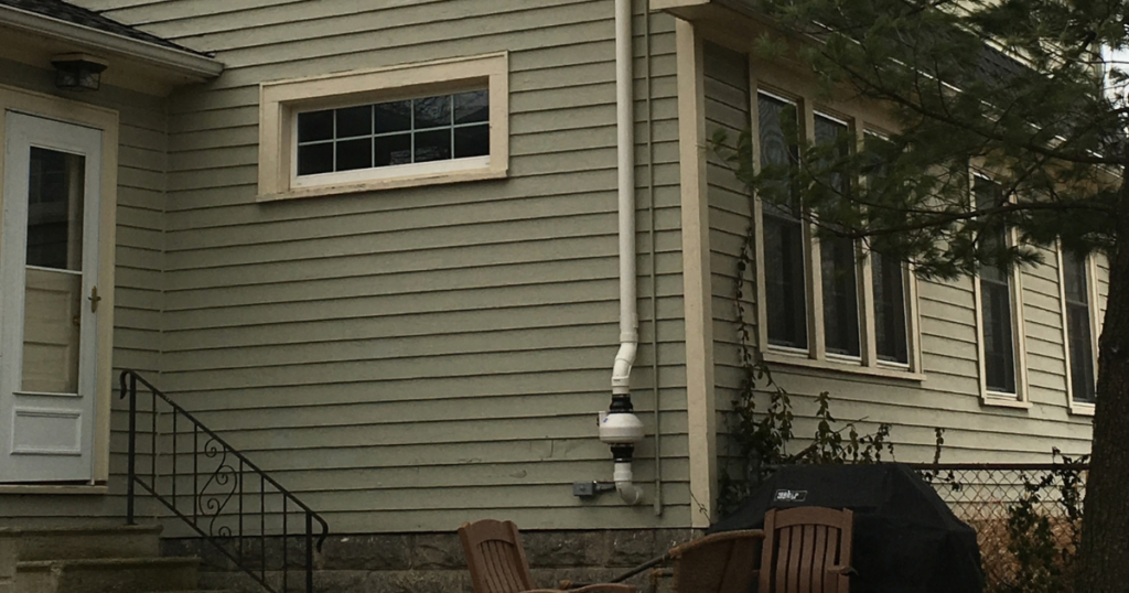 radon mitigation installed in a residential home in columbus ohio